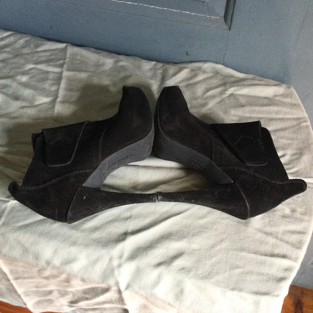 Pedro Garcia Chenoa black suede booties 37 - Picture 3 of 12